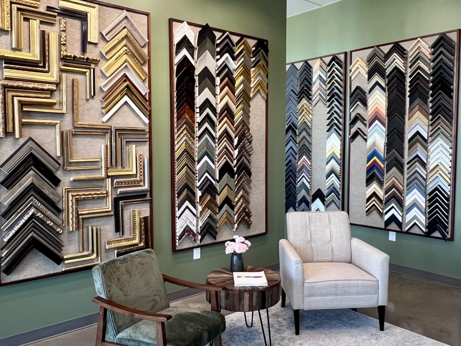 Broken Tree Framing Studio showroom