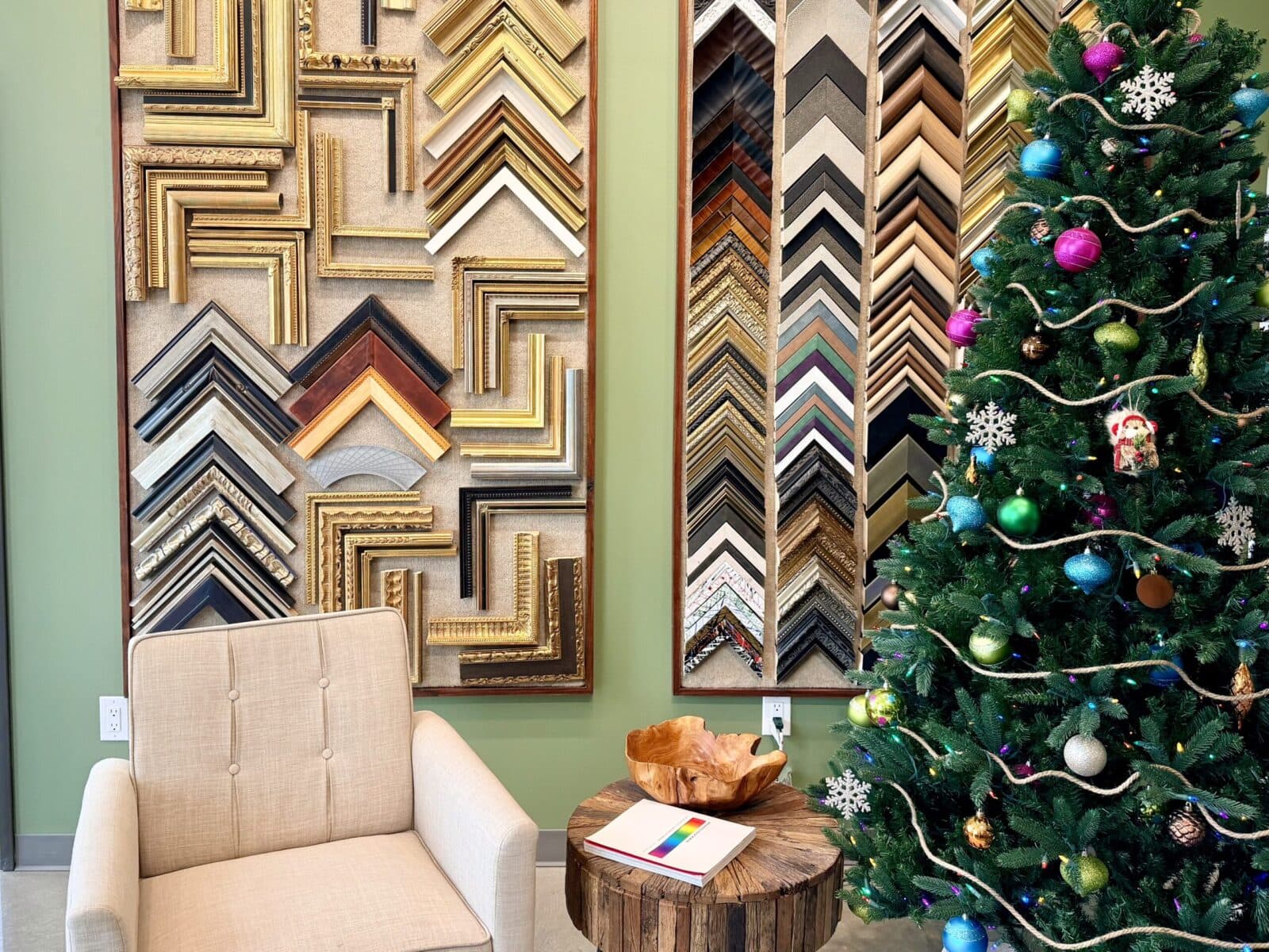 Showroom — Frame Sample Wall