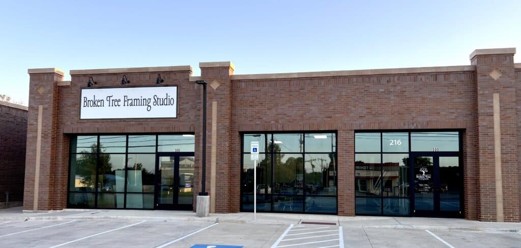 Broken Tree Framing Studio storefront